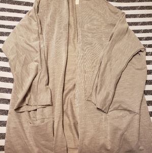 Donni Ribbed Sweater Jacket NWT